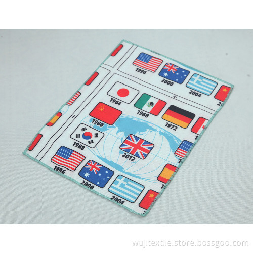 SGS Microfiber Printing House Cleaning Towel Cleaning Cloth